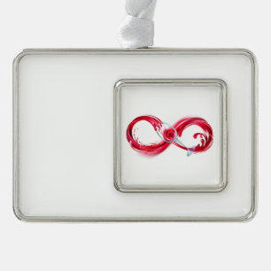 Adorno Infinito con vino Rojo