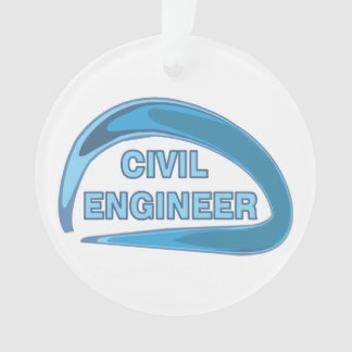 Adorno Ingeniero Civil Azul