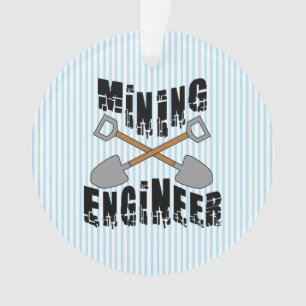 Adorno Ingeniero de Minas Espadas Cruzadas