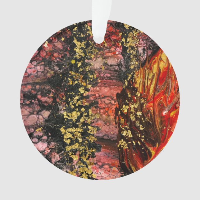 Adorno Inspirado por los incendios de California (Anverso)