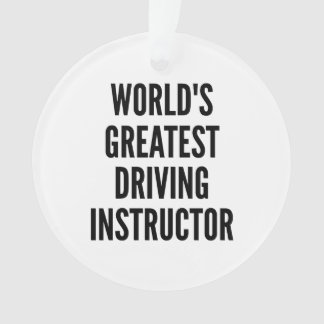 Adorno Instructor de conducción más grande del mundo
