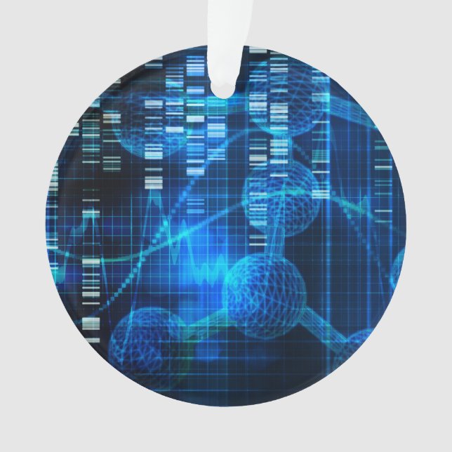 Adorno Investigación de la ciencia genética como arte (Anverso)