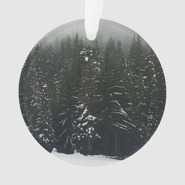 Adorno Invierno en la Selva de Montaña (Anverso)