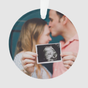 Adorno Invitación de embarazo Navidades personalizados