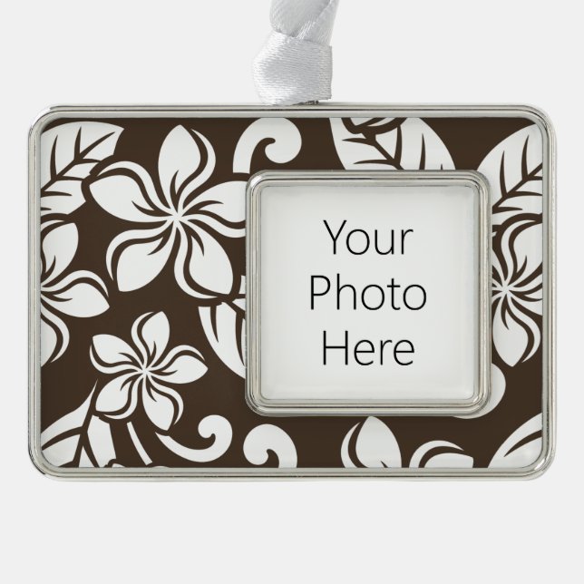 ADORNO ISLAND PLUMERIA (CAFÉ MARRÓN) (Anverso)