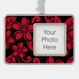 ADORNO ISLAND PLUMERIA (NEGRO/ROJO)