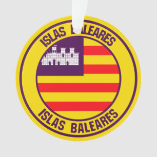 Adorno Islas Baleares Round Emblem
