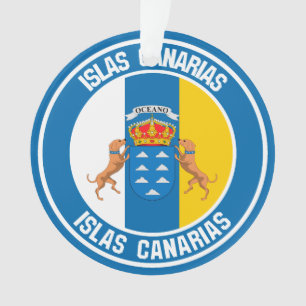 Adorno Islas Canarias Round Emblem