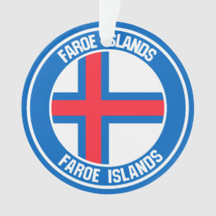 Adorno Islas Feroe rodean Emblem
