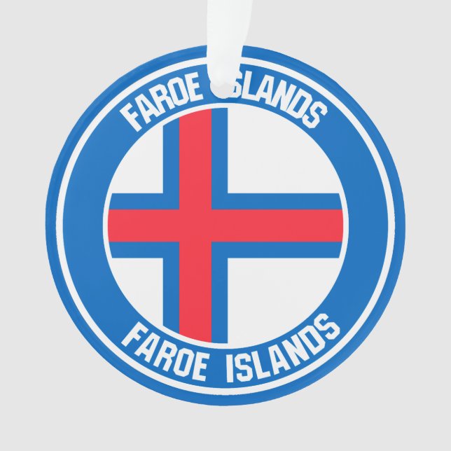 Adorno Islas Feroe rodean Emblem (Anverso)
