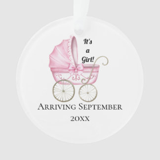 Adorno It's a Girl! Invitación de embarazo precoz