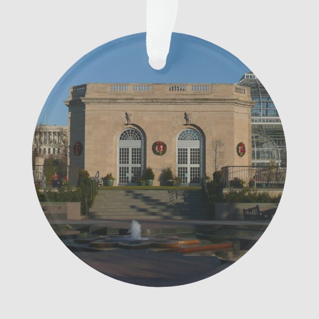 Adorno Jardines botánicos para Navidades en Washington DC (Anverso)