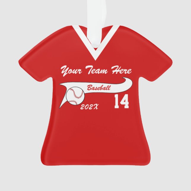 Adorno Jersey de béisbol con cambio de color (Anverso)