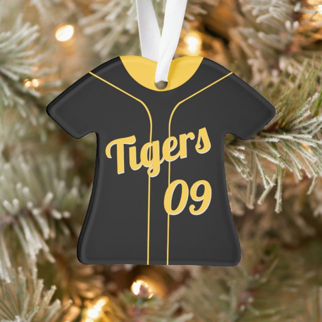 Adorno Jersey de béisbol con foto de Ornamet (Árbol)