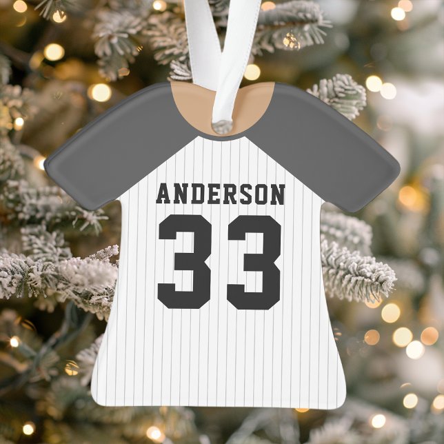 Adorno Jersey de béisbol gris personalizado (Subido por el creador)