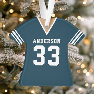 Adorno Jersey de fútbol Navy personalizado