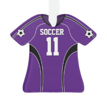 Jersey de fútbol púrpura