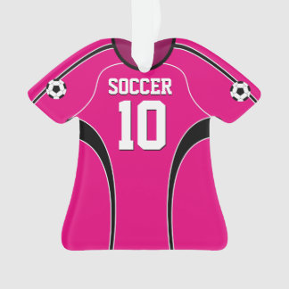 Adorno Jersey de fútbol rosado