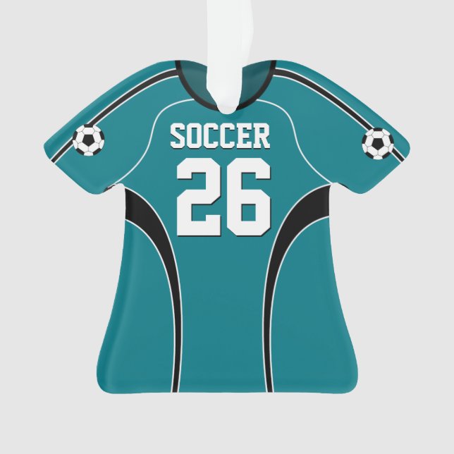 Adorno Jersey de fútbol verde azulado ligero (Anverso)