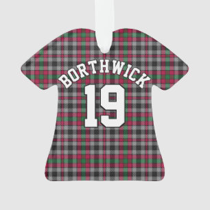 Adorno Jersey de Navidad del Tartán del Clan Borthwick