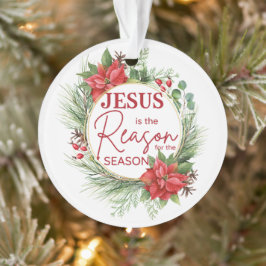 Adorno Jesús es la razón para los Navidades de temporada