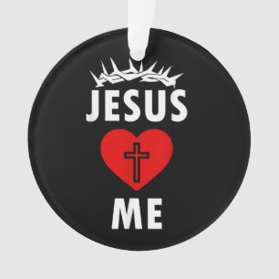 Adorno Jesús me ama Cristiano Religioso