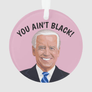 ADORNO JOE BIDEN CHRISTMAS ORNAMENT, ¡NO ES NEGRO!