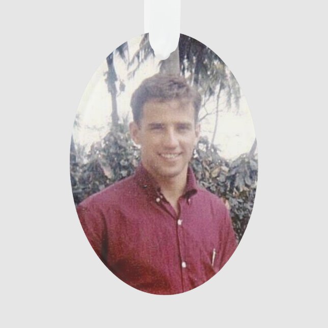 Adorno Joe Biden joven estilizado caliente (Anverso)