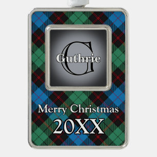 Adorno Jolly Holidays Clan Guthrie Tartan