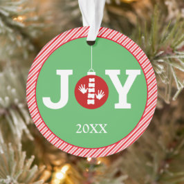 Adorno JOY con Navidades quiroprácticos de fondo de banda