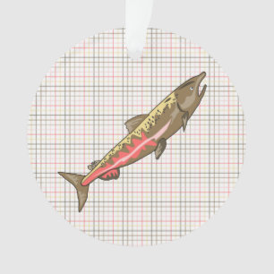 Adorno Joyería - Pendant - Chinook Salmon retratado