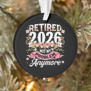 Adorno Jubilado 2026 Ya No Es Mi Problema Floral