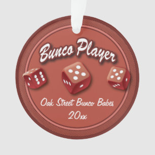 Adorno Jugador de Bunco