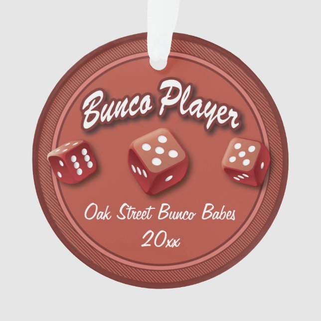 Adorno Jugador de Bunco (Anverso)
