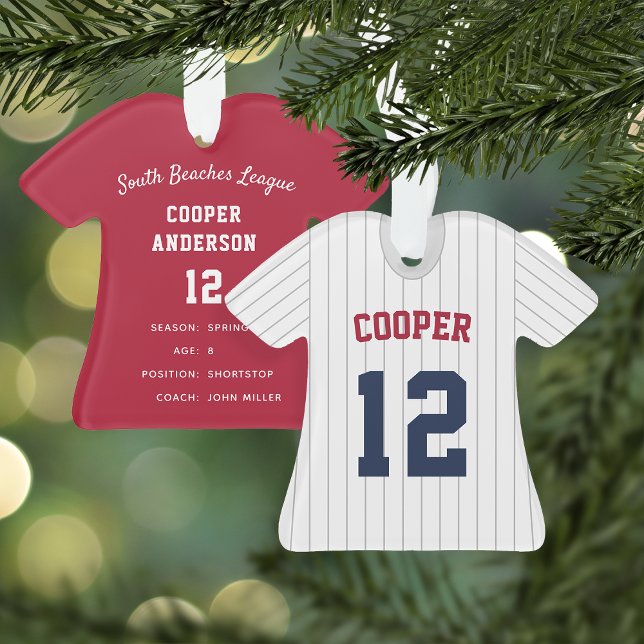 Adorno Jugador de Jersey de Pinstripe en Béisbol anuncia  (Subido por el creador)