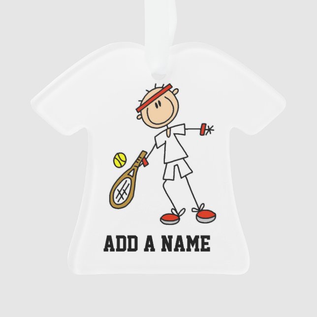 Adorno Jugador de tenis de sexo masculino (Anverso)