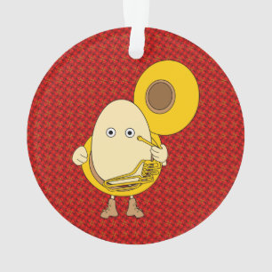 Adorno Jugador de Tuba Egghead