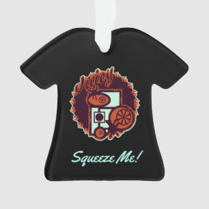 Adorno Jugoso Naranja "¡Echadme la garganta!