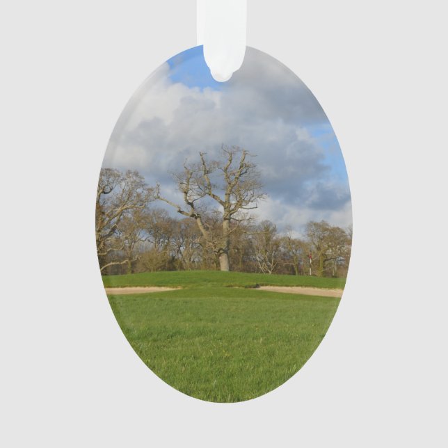 Adorno Juguemos al golf (Anverso)