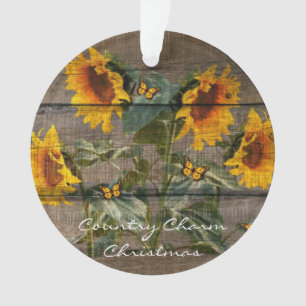 Adorno Junta de Barniz de Mariposas Rusas Sunflower