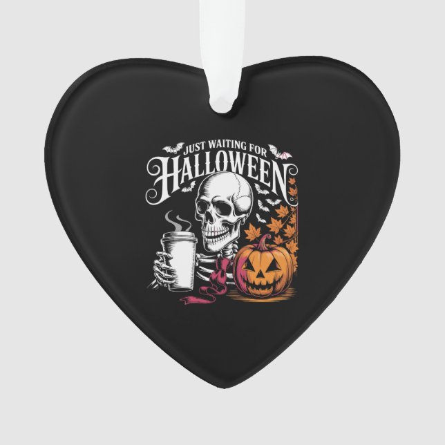 Adorno Just Waiting For Halloween (Anverso)