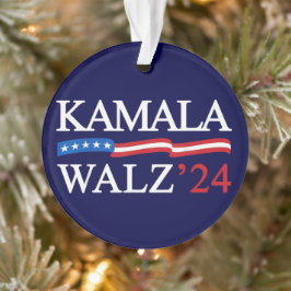 Adorno Kamala Harris Walz 2024 Obviamente Azul