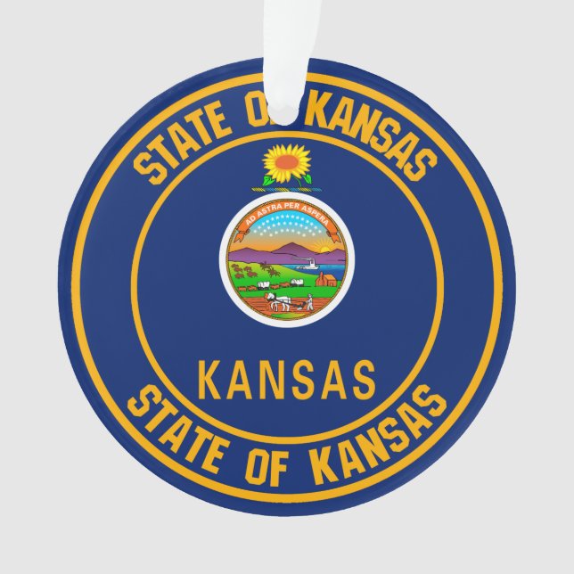 Adorno Kansas Round Emblem (Anverso)