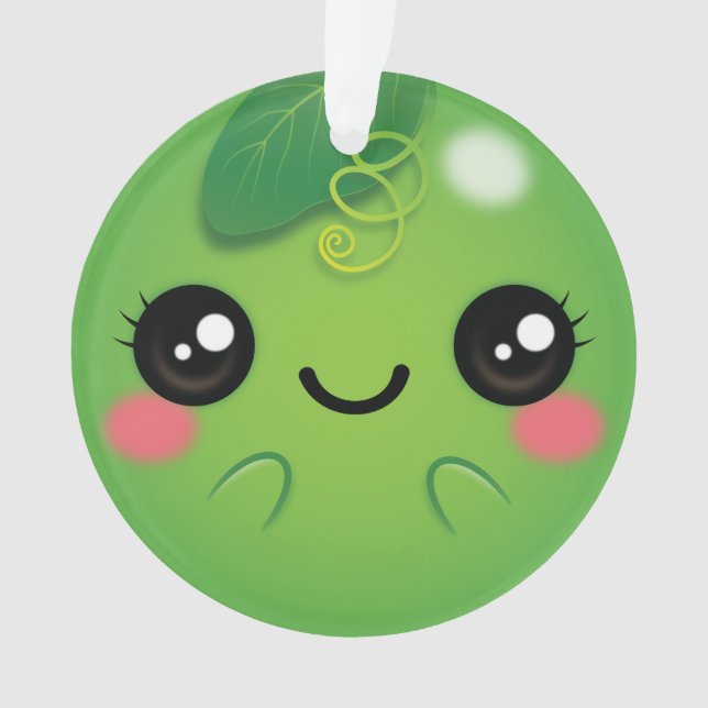 Adorno Kawaii Pea (Anverso)