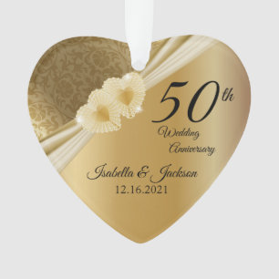 Adorno Keepsake 50° aniversario 💞 Boda de oro