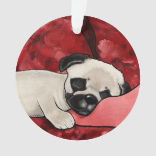 Adorno KiniArt Pug dormilón