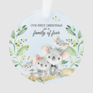 Adorno Koala lleva nuestra primera Navidad como familia d