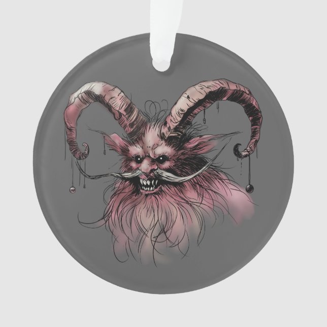 Adorno Krampus de Navidad (Anverso)