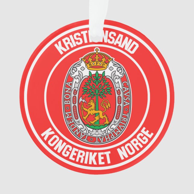 Adorno Kristiansand Round Emblem (Anverso)