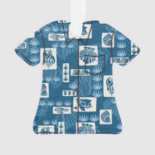 Adorno Kua Bay Hawaiian Conchas submarinas con camiseta d